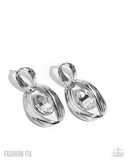 Paparazzi Jewelry Ambitious Acclaim - White Earrings - Pure Elegance by Kym