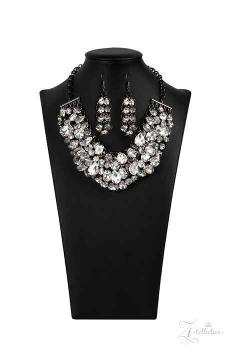 Paparazzi Jewelry Zi Collection Ambitious 2020 - White Necklace - Pure Elegance by Kym