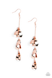 Paparazzi Jewelry Arrival CHIME - Copper Earring - Pure Elegance by Kym