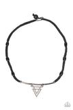 Paparazzi Jewelry Arrowed Admiral - Black Urban Necklace - Pure Elegance by Kym