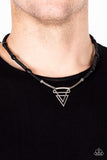 Paparazzi Jewelry Arrowed Admiral - Black Urban Necklace - Pure Elegance by Kym