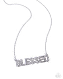 Paparazzi Jewelry Blessed Benefit - White Necklace - Pure Elegance by Kym