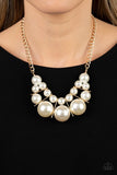Paparazzi Jewelry Challenge Accepted - Gold Necklace - Pure Elegance by Kym