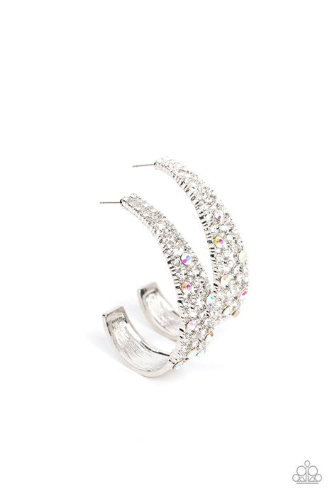 Paparazzi Jewelry Cold as Ice - Multi Earring - Pure Elegance by Kym