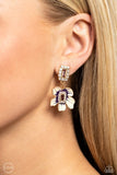 Paparazzi Jewelry Colorful Clippings - Gold Clip-On Earrings - Pure Elegance by Kym