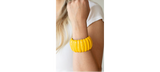 Paparazzi Jewelry Colorfully Congo - Yellow Bracelet - Pure Elegance by Kym