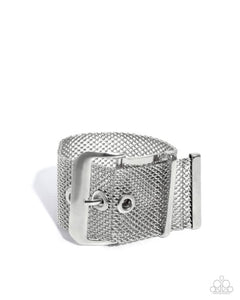 Paparazzi Jewelry Defiant Display - Silver Bracelet - Pure Elegance by Kym