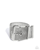 Paparazzi Jewelry Defiant Display - Silver Bracelet - Pure Elegance by Kym