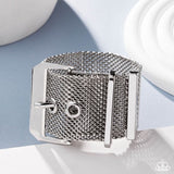 Paparazzi Jewelry Defiant Display - Silver Bracelet - Pure Elegance by Kym