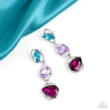 Paparazzi Jewelry Demensional Dance - Multi Post Earrings - Pure Elegance by Kym