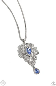 Paparazzi Jewelry Elegance Personified - Blue Necklace - Pure Elegance by Kym
