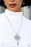 Paparazzi Jewelry Elegance Personified - Blue Necklace - Pure Elegance by Kym