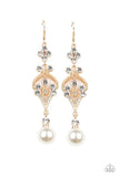 Paparazzi Jewelry Elegantly Extravagant - Gold Earrings