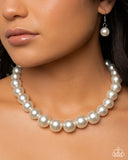 Paparazzi Jewelry Eternal Empire - White Pearl Necklace (LOP)