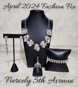 Paparazzi Jewelry Fashion Fix Apr 2024 – Fiercely 5th Avenue - Complete Trend Blend - Pure Elegance by Kym