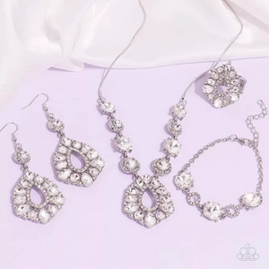 Paparazzi Jewelry Fashion Fix - Jul 2023 Fiercely 5th Avenue Complete Set - Pure Elegance by Kym