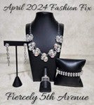 Paparazzi Jewelry Fashion Fix - April 2024 Fiercely 5th Avenue Complete Set - Pure Elegance by Kym