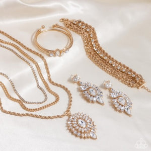 Paparazzi Jewelry Fashion Fix - Oct 2024 Fiercely 5th Avenue Complete Set - Pure Elegance by Kym