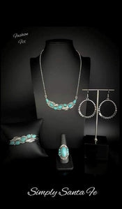 Paparazzi Jewelry Fashion Fix - July 2021 Simply Santa Fe (3-Pcs) - Pure Elegance by Kym