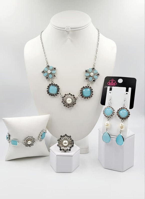 Paparazzi Jewelry Fashion Fix Apr 2023 Glimpses of Malibu - Complete Trend Blend - Pure Elegance by Kym