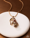 Paparazzi Jewelry Ferocious Feline - Gold Necklace