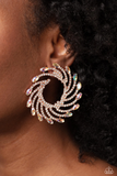Paparazzi Jewelry Firework Fanfare - Copper Earrings - Pure Elegance by Kym