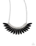 Paparazzi Jewelry Flauntable Flamboyance - Black Necklace