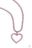 Paparazzi Jewelry Flirting Fancy - Pink Necklace