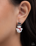 Paparazzi Jewelry Frosty Flair - Multi Post Earring