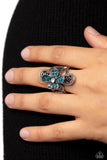 Paparazzi Jewelry Garden Escapade - Blue Ring - Pure Elegance by Kym