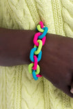Paparazzi Jewelry Go the Extra SMILE - Green Bracelet