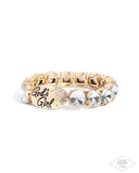 Paparazzi Jewelry God's Grace - Gold Bracelet - Pure Elegance by Kym