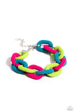 Paparazzi Jewelry Go the Extra SMILE - Green Bracelet