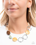 Paparazzi Jewelry Intoxicating Impression - Yellow Necklace
