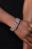 Paparazzi Jewelry Iridescent Incantation - Pink Bracelet - Pure Elegance by Kym