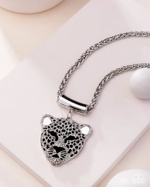 Paparazzi Jewelry Leopard Luminescence - Black Necklace - Pure Elegance by Kym