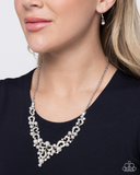 Paparazzi Jewelry Looking Ladylike - White Necklace