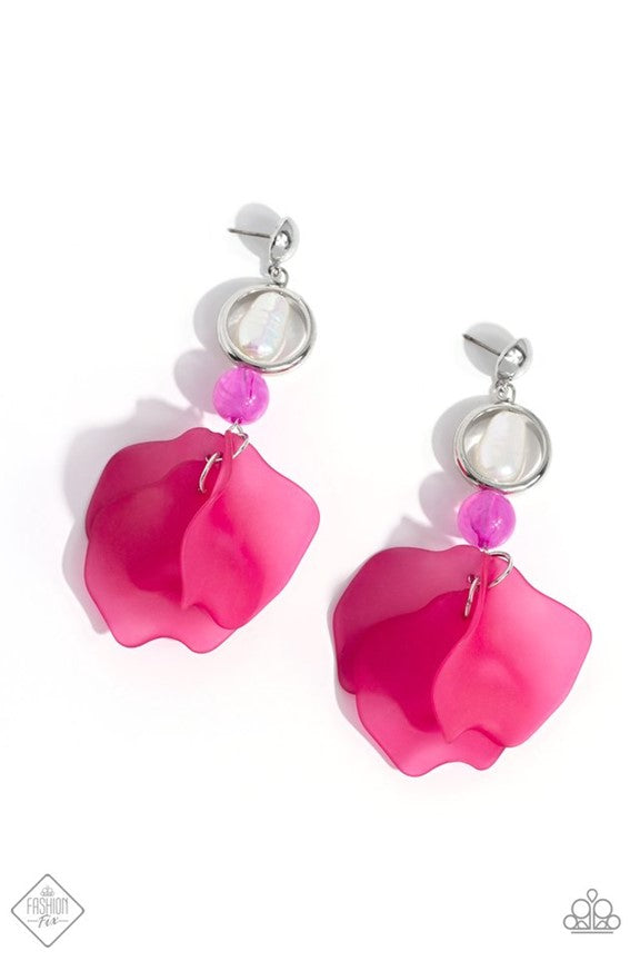 Paparazzi Jewelry Lush Limit - Pink Earrings - Pure Elegance by Kym