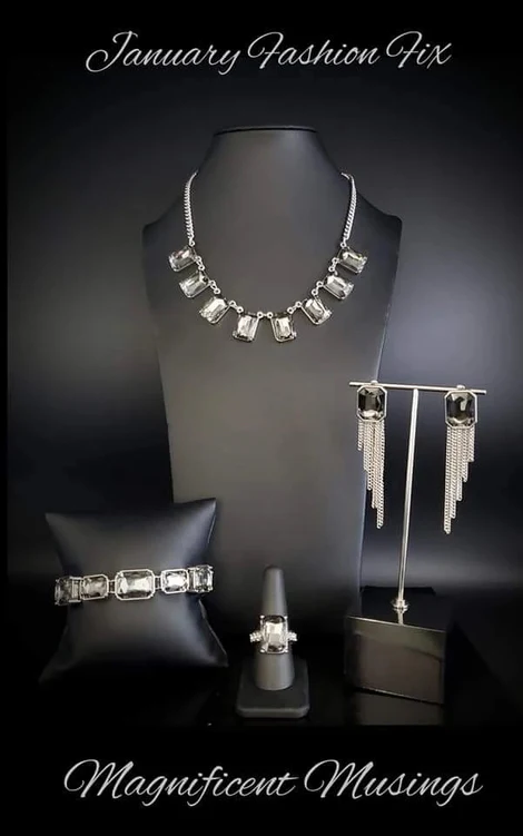 Paparazzi Jewelry Fashion Fix - January 2021 Magnificent Musing - Complete Set - Pure Elegance by Kym