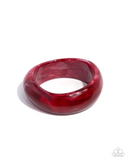 Paparazzi Jewelry Modest Mirage - Red Bracelet - Pure Elegance by Kym