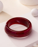 Paparazzi Jewelry Modest Mirage - Red Bracelet - Pure Elegance by Kym