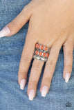 Paparazzi Jewelry Mojave Monument - Orange Ring - Pure Elegance by Kym