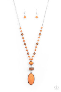 Paparazzi Jewelry Naturally Essential - Orange Necklace - Pure Elegance by Kym