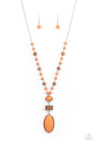 Paparazzi Jewelry Naturally Essential - Orange Necklace - Pure Elegance by Kym