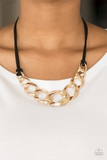 Paparazzi Jewelry Naturally Nautical - Gold Necklace - Pure Elegance by Kym