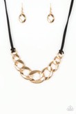 Paparazzi Jewelry Naturally Nautical - Gold Necklace - Pure Elegance by Kym