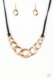 Paparazzi Jewelry Naturally Nautical - Gold Necklace - Pure Elegance by Kym