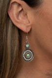 Paparazzi Jewelry Opulent Outreach - Green Earrings - Pure Elegance by Kym