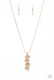 Paparazzi Jewelry Pearls Before VINE - Gold Necklace - Pure Elegance by Kym