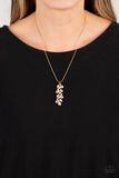 Paparazzi Jewelry Pearls Before VINE - Gold Necklace - Pure Elegance by Kym